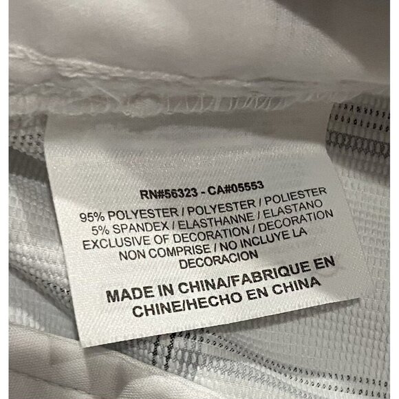 Nike Golf Shorts Mens 40 Check Plaid White DRI-FIT 11" Inseam Stretch Swoosh - Picture 7 of 8